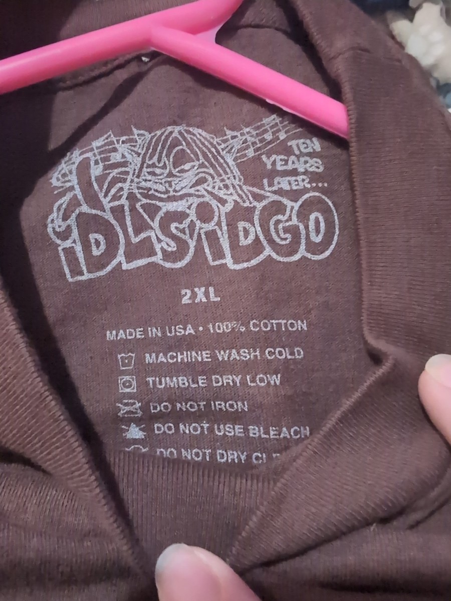Earl Sweatshirt IDLSIDGO 10 Year Show Good Grief Shirt Size