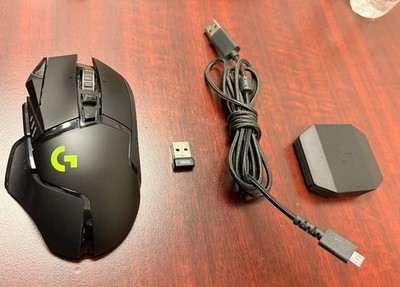 Logitech G502 Lightspeed Wireless Optical Gaming Mouse  COMPLETE WITH WEIGHTS