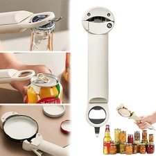 Multifunctional Retractable Bottle Opener - Adjustable Multifunctional Can Opene