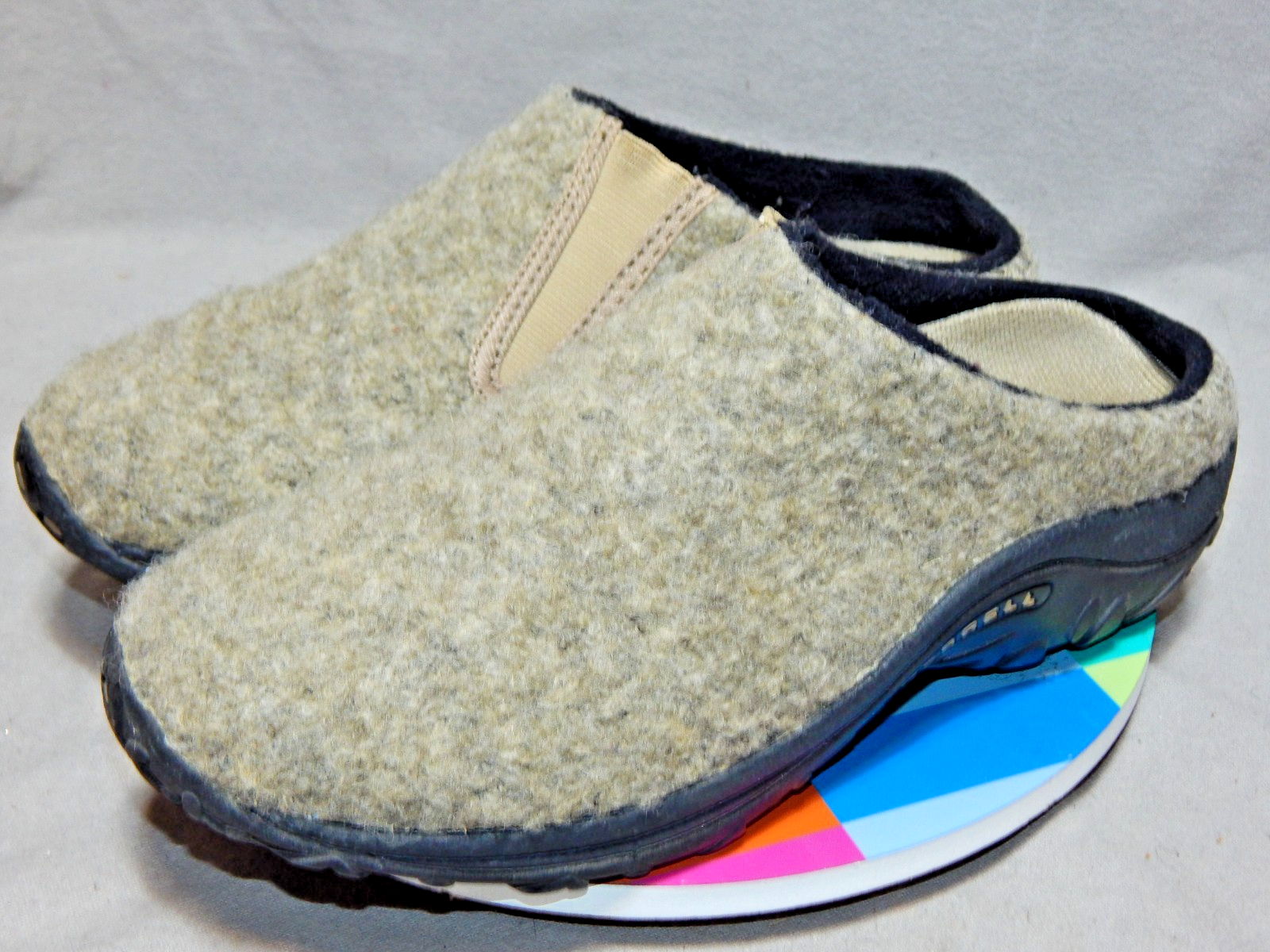 Scarpe donna taglia 8 1 2 Merrell Moc Jungle Slide beige lana 8 5 39 euro rimozione muletti