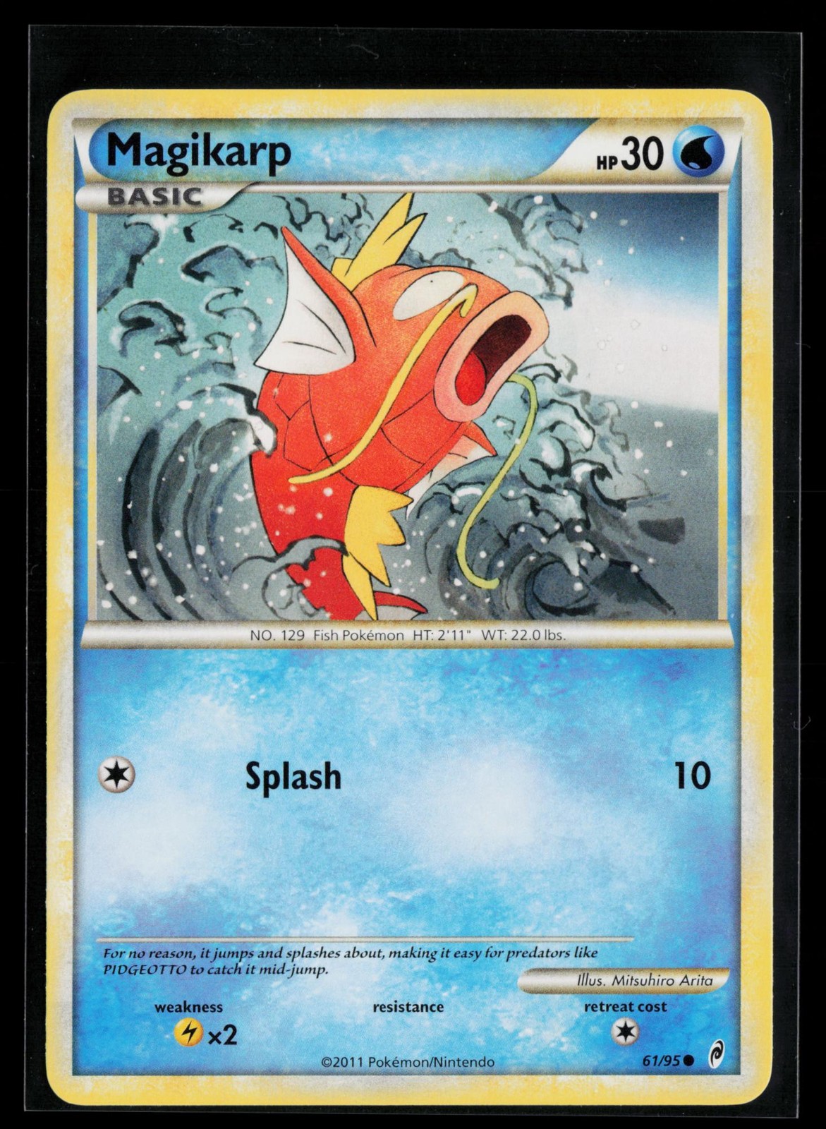 Magikarp 61/95 Common Call of Legends Pokemon Near Mint