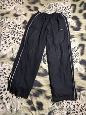 Nike vintage trackpants sweatpants 00s flared parachute M