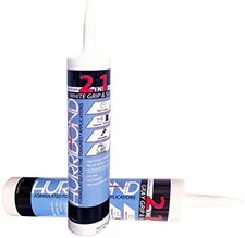 HurriBond 2-in-1 Adhesive and Caulk, Fast-Curing VOC Compliant Formula, White