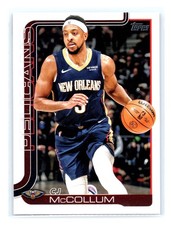 2025-26 Topps Basketball #193 CJ McCollum New Orleans Pelicans