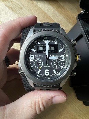 Citizen Promaster Land JV1007-07E Eco-Drive Analog Digital Sport New Men's Watch