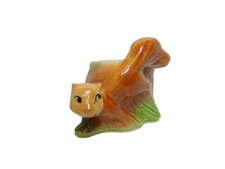 Adorable Vintage SHAWNEE Art Pottery Woodland Squirrel Chipmunk Planter Pot