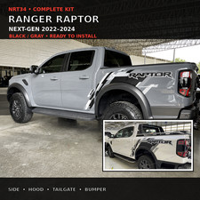 Full Body Mud Decal Sticker Kit For Ford Ranger Raptor Next Gen 2022-2024