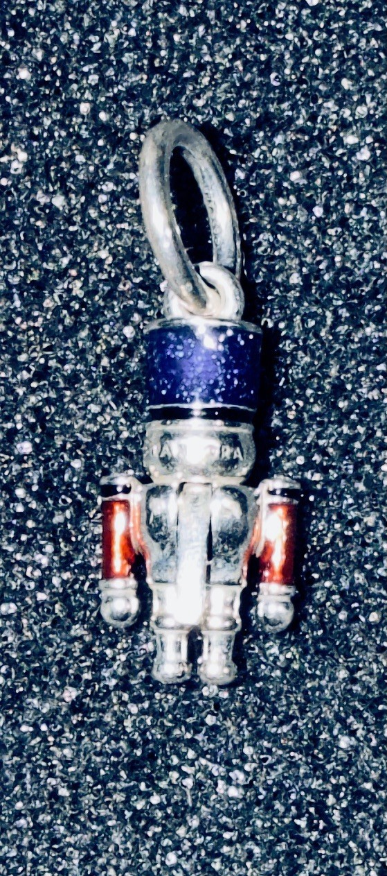 Authentic PANDORA Ale Movable Nutcracker Dangle C… - image 1