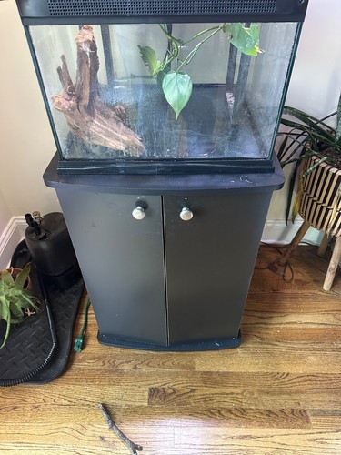 Paludarium tank by ZooMed with stand, lights and accessories 