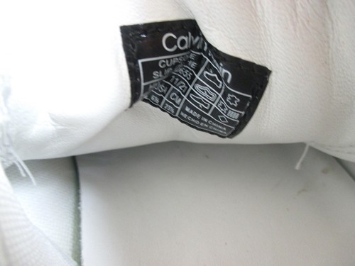 Wie neu, CK, Calvin Klein Sneaker, "Cupsole" Weiß/Rosé, Logo, Größe (37) = 37.5 - Bild 16 von 16