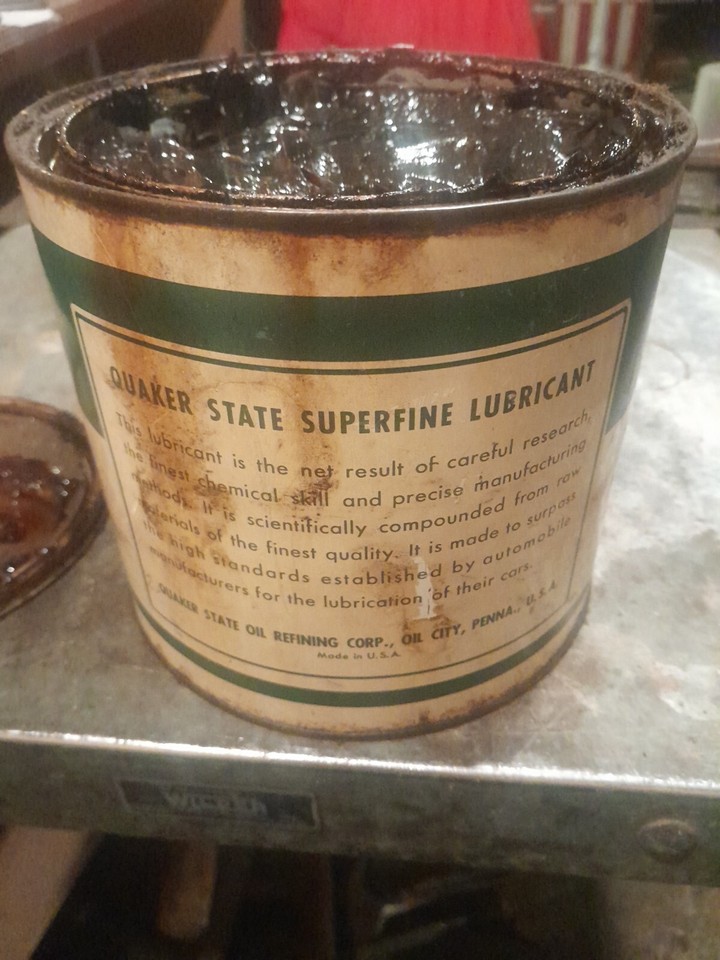 Vintage Quaker State 5 Pound Superfine Lubricant Can eBay