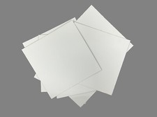 10 Vanfastic White Aluminum Sheets 12" X 12" Made in USA Stick On Patches V1212