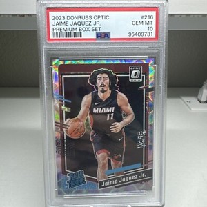 JAIME JAQUEZ JR. 2023-24 Donruss Optic Premium Heat Rookie #/249 PSA GEM MINT 10