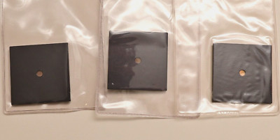 QTY 3 Copper & Gold Cu/Au Mesh Filters 5mm Aperture Optical Diffusion Lab Optics