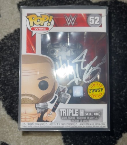 Funko Pop! WWE #52 Triple H Skull Chase Limited Edition WWE Signed HHH Autograph | eBay