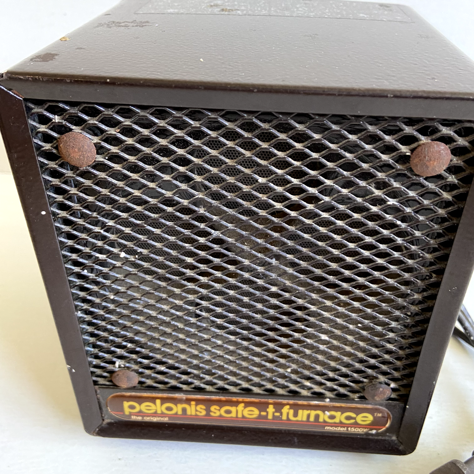 Vintage Pelonis Safe-T-Furnace 1500W Portable Ceramic Space Heater/Fan |  eBay