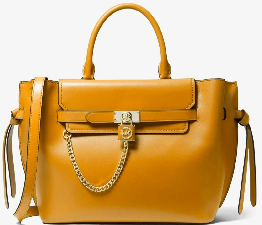 Michael kors hamilton tote yellow deals
