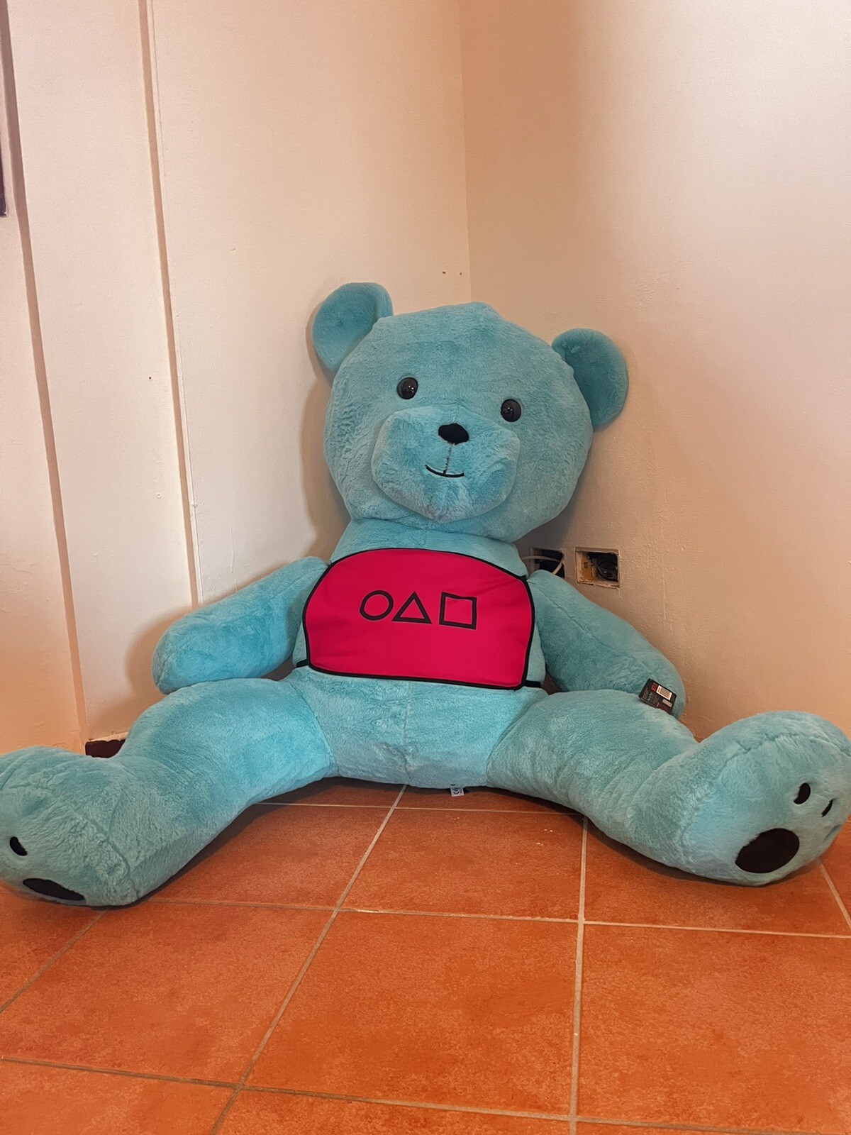 Peluche Squid Game Orsetto Blu 2 Stagione Size XXL MAXI Netflix