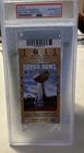 Plaxico Burress Signed Authentic Super Bowl XLII Ticket "G.W. T.D." PSA GEM AUTO