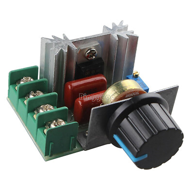 220V 2000W Speed Controller SCR Voltage Regulator Dimming Dimmers Thermostat New