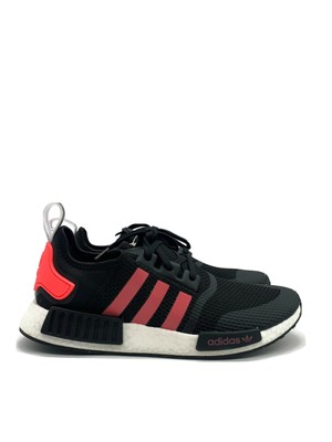 Adidas NMD R1 (Men's Size 9.5) Casual Running Shoe FV9153 Black Signal Pink  NEW | eBay