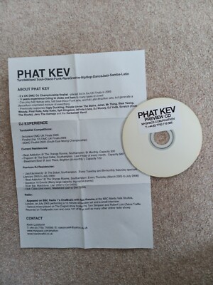 PHAT KEV 13 TK Preview DJ Mix CD Radio 1 RAS Kwame Kevin Luckhurst DMC 2005 Semc
