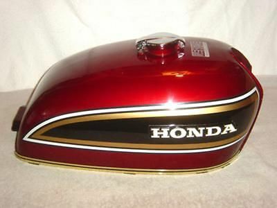 1976 Honda CB750K Fuel Gas Tank Decal Set Pin Striping Decals Red