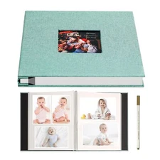 Spbapr Large Photo Album Self Adhesive 3x5 4x6 5x7 8x10 Pictures Magnetic Scr...