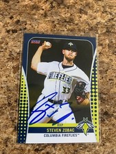 Steven Zobac Signed 2023 Columbia Fireflies Kansas City Royals Team Set # 16