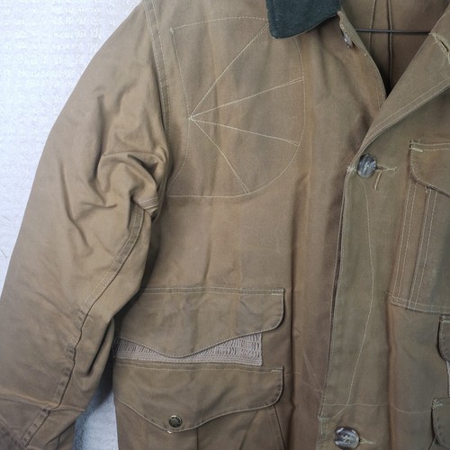FILSON Men's 44 XL Model 66 Stand Up Tin Cloth Jacket Upland Hunting Oil Waxed - Picture 4 of 24