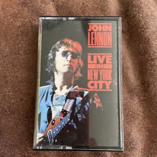 JOHN LENNON LIVE IN NEW YORK CITY CASSETTE TAPE 1986 XDR Dolby HX Pro