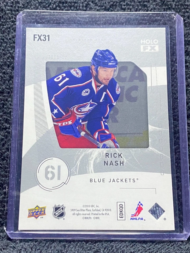 2009-10 SP Authentic - Holo FX - #FX31 Rick Nash - Image 2 of 2