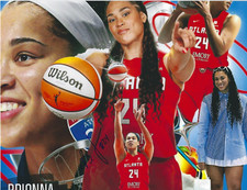BRIONNA JONES Signed 8.5 x 11 Photo Signed REPRINT Basketball WNBA Atlanta Dream