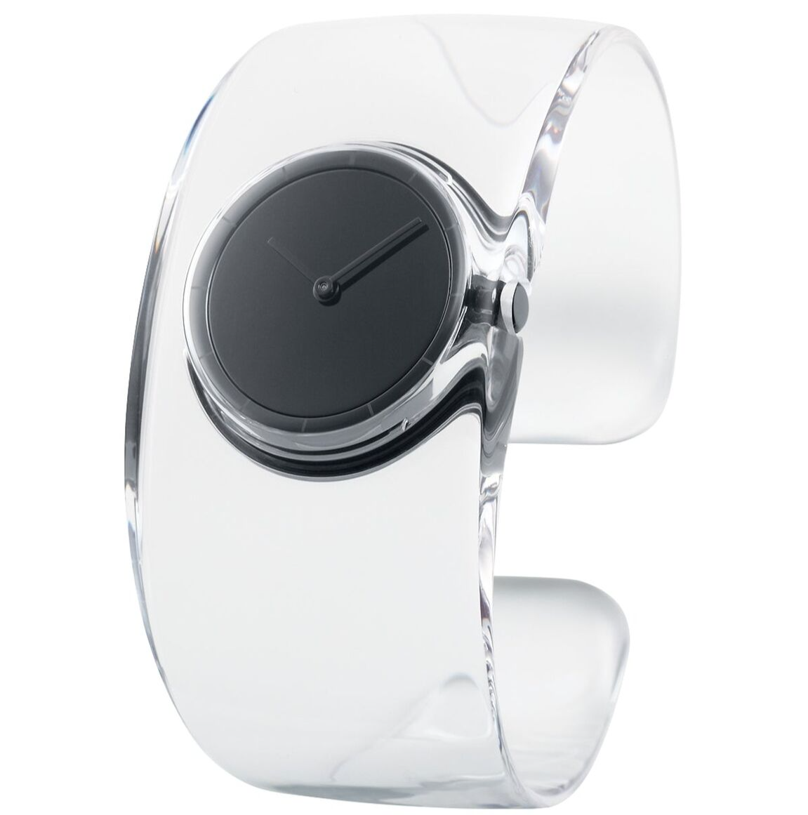 ISSEY MIYAKE NY0W007 Black Clear Bangle Quartz Watch O ISSEY MIYAKE NY0W007 Black Clear Bangle Quartz Watch O