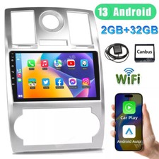 2 32GB Android 13 CarPlay Car GPS Stereo Radio Navi For Chrysler 300C 2004-2007