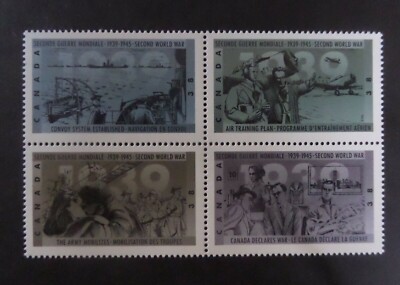 Canada 1989 50th ann second world war aircraft SG1346/9 MNH UM