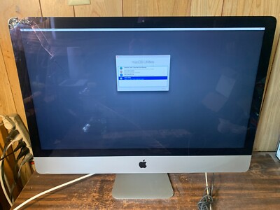 Apple iMac Me088ll/a 27'' Desktop 3.2Ghz (i5-4570) 8GB Ram 1TB NO OS