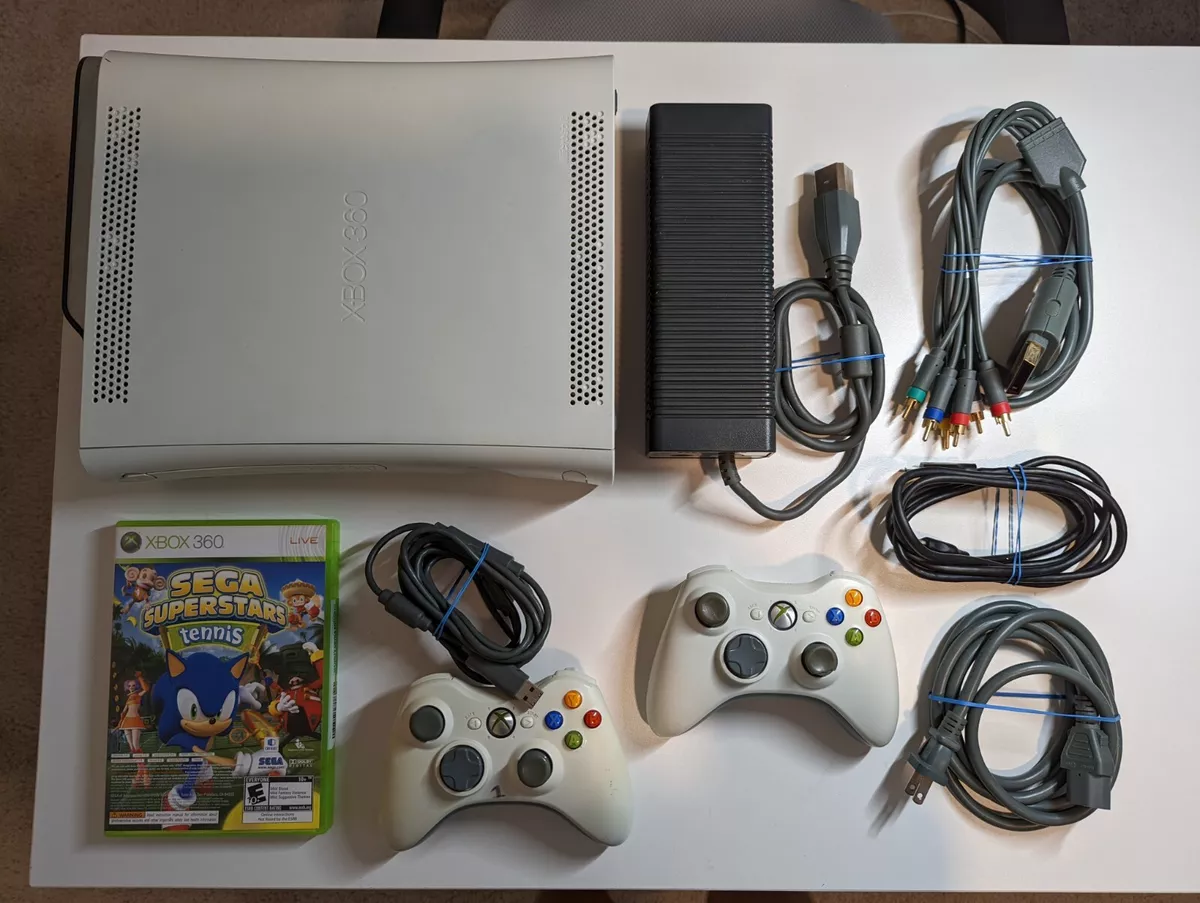 Microsoft Xbox 360 Arcade 120GB Console - White , With Games, See  Description