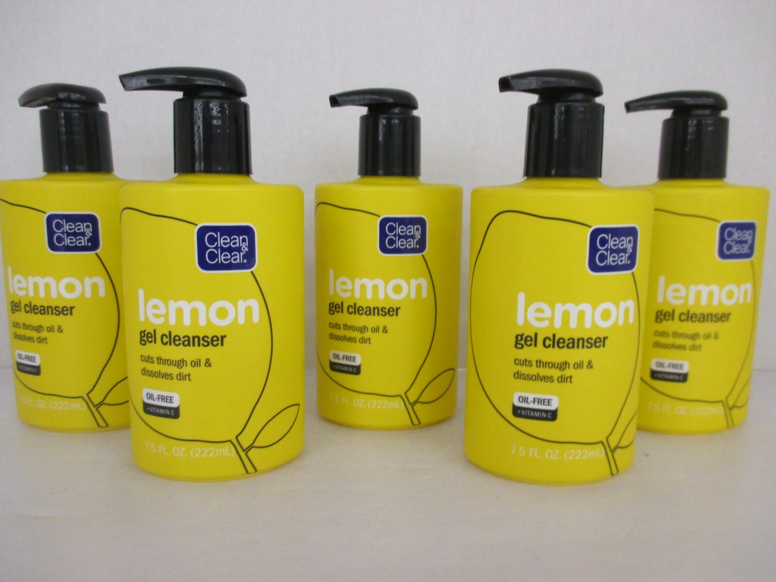 clean and clear lemon gel cleanser