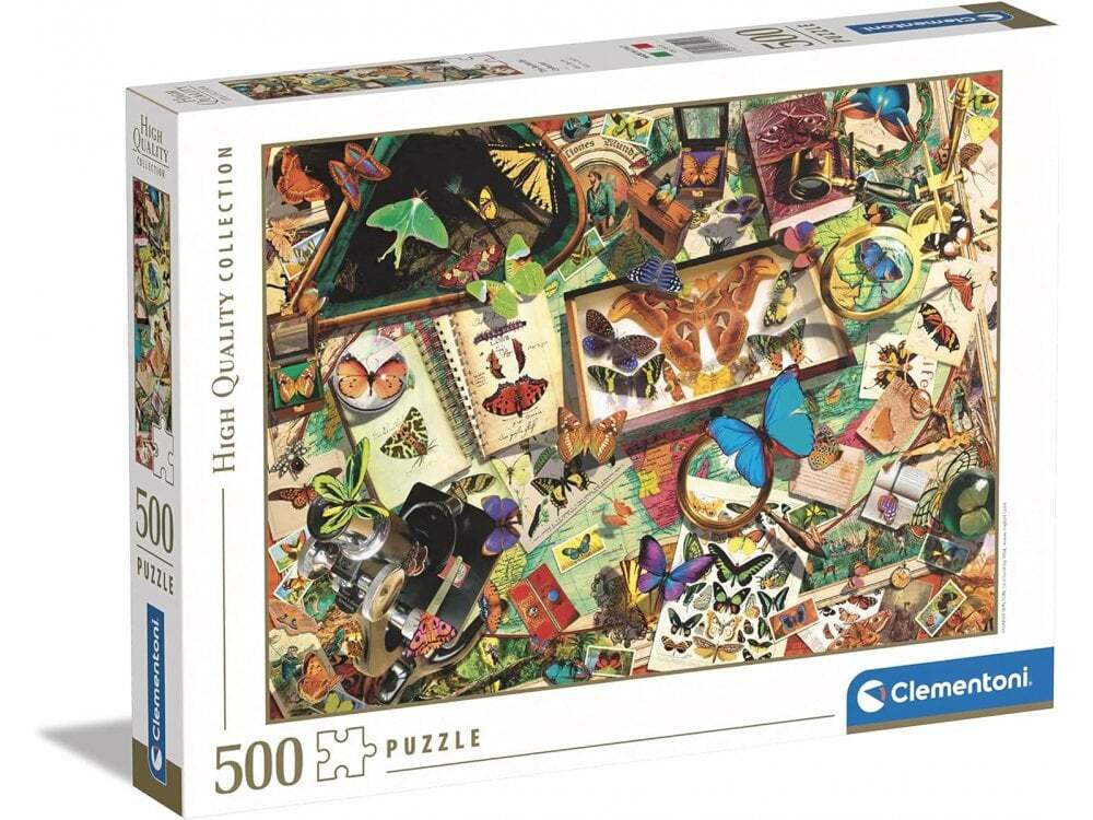 Clementoni Butterfly Collector 500 piece jigsaw puzzle