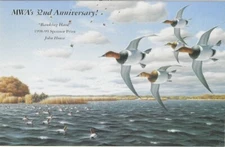 #RW51 Unveiling Ceremony Program Duck Stamp "Cactus Wren" w/#3293a stamp