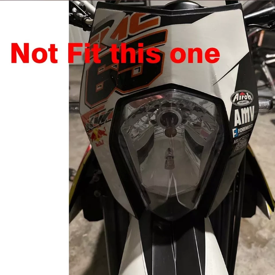 Светодиодная фара дневного света для KTM SX SXF 125 EXC XCW 250 350 450 500 SMC-R 690 2017-2023 - Изображение 2 из 4