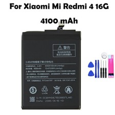 BN42 Replacement Battery For Xiaomi Mi Redmi 4 16G 4100 mAh  Tools