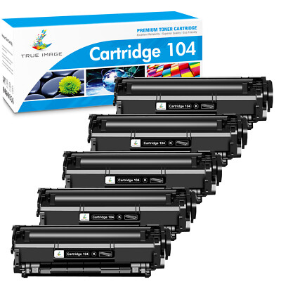 5PK CRG-104 Toner Compatible with Canon 104 ImageCLASS MF4370dn MF4690 LBP-3000