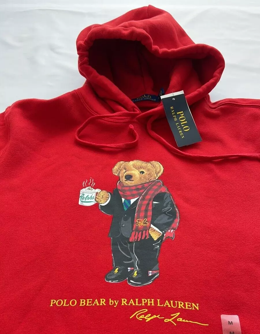 Polo Ralph Lauren Men s Lunar New Year Polo Bear Hoodie New