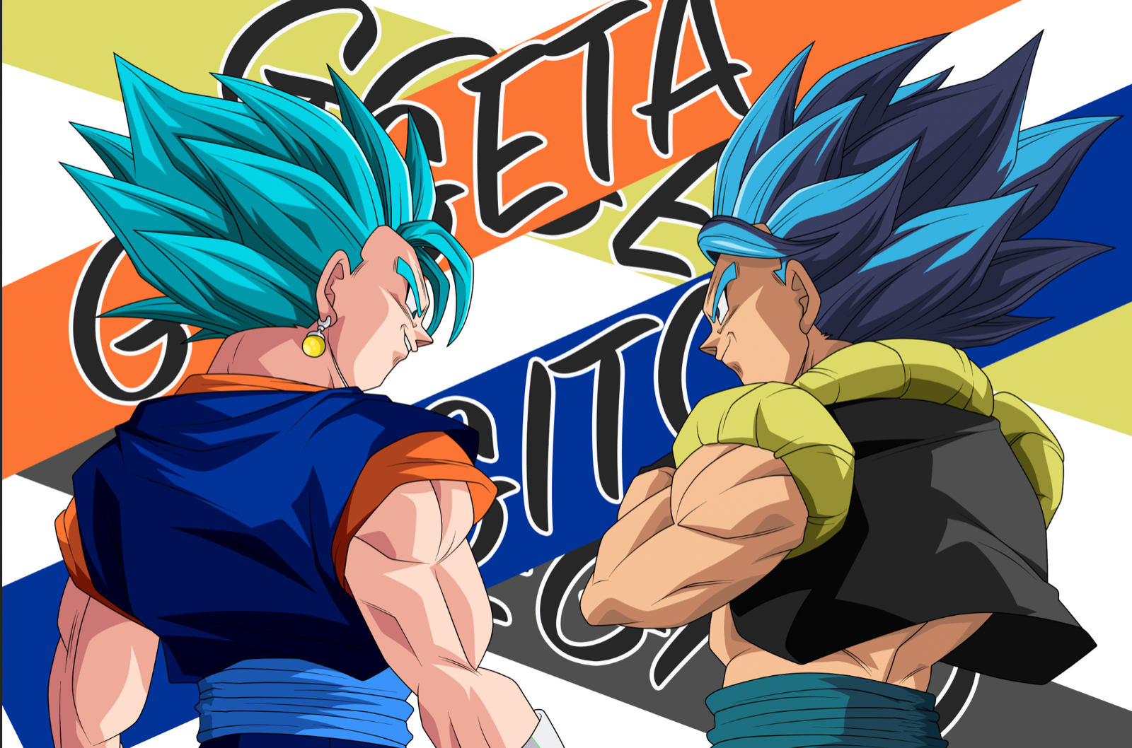 Vegito Blue Evolution & Gogeta 4 Limit Breaker Poster for Sale by