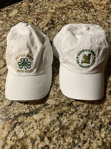 U.S. Open Hat Bundle 122nd US Open The Country Club & 2017 Erin Hills Caps USGA - Picture 1 of 12