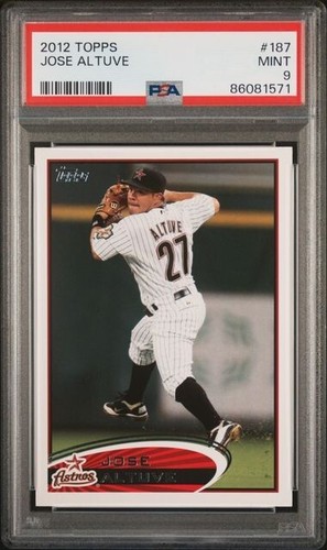 JOSE ALTUVE 2012 Topps #187 PSA 9 MINT QTY