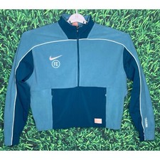 Nike FC Football Midlayer Zipped Training Women s Medium Sportswear Teal Jacket
