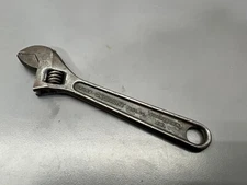 (M) VINTAGE CRESCENT TOOL CO. JAMESTOWN NY 6” ADJUSTABLE WRENCH BLACK - VGC USA